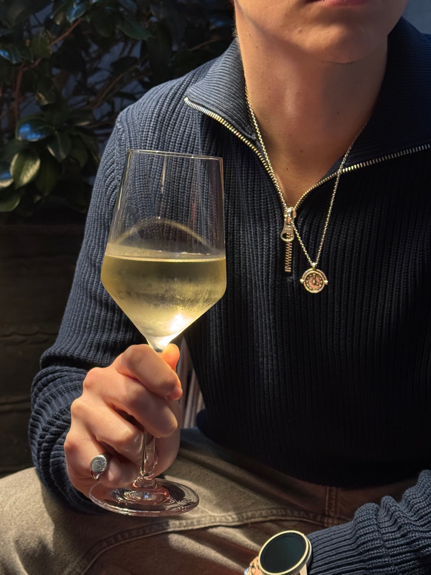 TEMPUS FUGIT NECKLACE SILVER