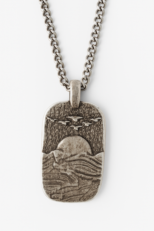 SUNNSET LOVER NECKLACE SILVER